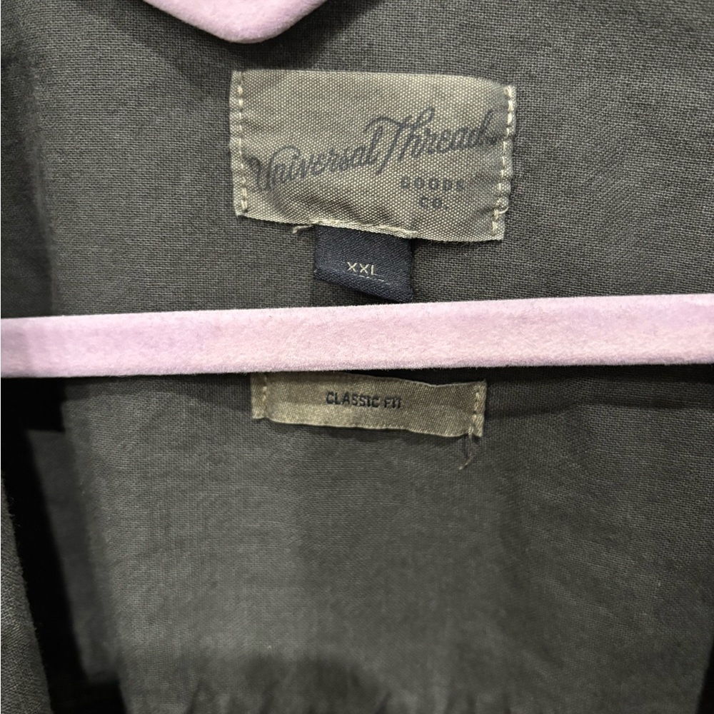 Universal Thread Charcoal Classic Fit Shirt - Picture 4 of 5